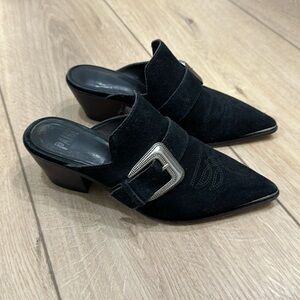 Paige western mule, size 7